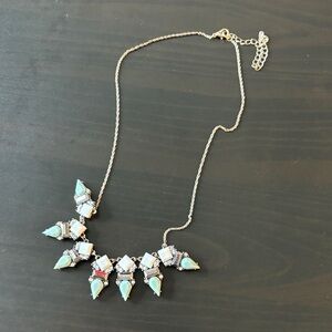 Elegant Silver and Turquoise Necklace